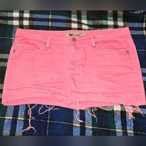 4/$20 Cute pink Jean skirt